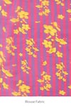Label Nitika_Purple Silk Organza, Chanderi Floral Print Saree And Blouse _at_Aza_Fashions