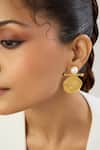 Shop_Mnsh_Gold Plated Pearls Kamal Earring _Online_at_Aza_Fashions