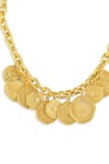 Buy_Mnsh_Gold Plated Mor Kamal Statement Chain _Online_at_Aza_Fashions