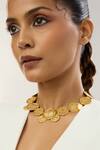 Mnsh_Gold Plated Mor Kamal Statement Chain _at_Aza_Fashions