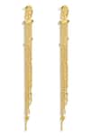 Mnsh_Gold Plated Chains Shakti Shoulder Duster Earrings _at_Aza_Fashions