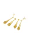 Mnsh_Gold Plated Vine Ear Cuff Dangler _Online_at_Aza_Fashions