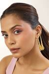 Shop_Mnsh_Gold Plated Vine Ear Cuff Dangler _Online_at_Aza_Fashions