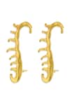 Buy_Mnsh_Gold Plated Vine Ear Climber Earcuff _Online_at_Aza_Fashions