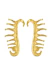 Shop_Mnsh_Gold Plated Vine Ear Climber Earcuff _at_Aza_Fashions