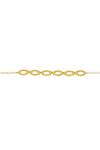 Mnsh_Gold Plated Vine Mini Oval Choker _Online_at_Aza_Fashions