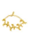 Shop_Mnsh_Gold Plated Beads Amour Wave Bracelet _at_Aza_Fashions
