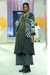 Shop_KA-Sha_Black Handloom Cotton Embroidery And White Handwoven Blazer _Online_at_Aza_Fashions
