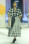 Shop_KA-Sha_Black Cotton Round Neck And White Organic Jacket _Online_at_Aza_Fashions