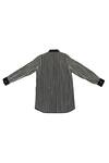 Buy_KA-Sha_Black Cotton Collared And White Striped Shirt _Online_at_Aza_Fashions