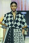 Buy_KA-Sha_Black Cotton Collared And White Checkered Shirt _at_Aza_Fashions