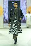 Buy_KA-Sha_Black And Gold Handwoven Scarf _at_Aza_Fashions