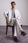 Buy_Sanjev Marwaaha_Ivory Cotton, Silk Embroidery Designer Kurta Set _Online_at_Aza_Fashions