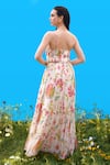 Shop_Sajeda A Lehry_Ivory Georgette Open Neck Floral Digital Print Maxi Dress _at_Aza_Fashions