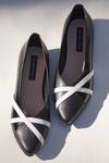 Buy_Shradha Hedau Footwear Couture_Black Clarice Flats _at_Aza_Fashions
