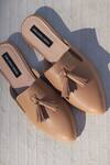 Buy_Shradha Hedau Footwear Couture_Beige Isla Mules _Online_at_Aza_Fashions