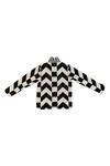 Buy_KA-Sha_Black Cotton And White Handspun Jacket _Online_at_Aza_Fashions