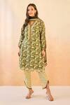 Buy_Nero India_Black Chanderi Mul Dupatta _at_Aza_Fashions