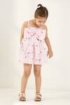 Buy_Pnk Isha Arora (Pink)_Pink Cotton Fruity Flair Dress _at_Aza_Fashions