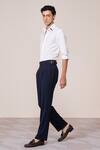 Shop_S&N By Shantnu Nikhil_Off White Rayon Embroidery Slim Fit Designer Shirt _Online_at_Aza_Fashions