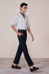 Buy_S&N By Shantnu Nikhil_Off White Silk Adamas Print Twill Shirt _Online_at_Aza_Fashions