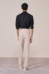 Shop_S&N By Shantnu Nikhil_Black Rayon Designer Slim Fit Shirt _at_Aza_Fashions