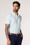 Buy_S&N By Shantnu Nikhil_Blue Embroidery Light Slim Fit Designer T-shirt _Online_at_Aza_Fashions