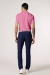 Shop_S&N By Shantnu Nikhil_Pink Embroidery Candy Slim Fit T-shirt _at_Aza_Fashions