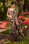 Shop_Mahima Mahajan_Green Twill, Lycra Square Neck Pine Designer Corset Top _Online_at_Aza_Fashions