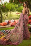 Shop_Mahima Mahajan_Pink Lycra Sequins Square Neck Designer Warm Bubblegum Corset Top 
