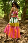 Shop_Dash And Dot_Multi Color Cotton Multicolor Tiered Dress _at_Aza_Fashions