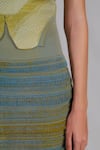 Buy_Anurag Gupta_Multi Color Silk Lime Knitted Skirt _Online_at_Aza_Fashions