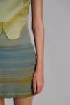 Shop_Anurag Gupta_Multi Color Round Neck Lime Knitted Top _Online_at_Aza_Fashions