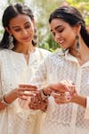 Gulabo By Abu Sandeep_Off White Cotton Designer Pant _at_Aza_Fashions