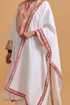 Buy_Gulabo By Abu Sandeep_Off White Chanderi Embroidery Designer Dupatta _Online_at_Aza_Fashions