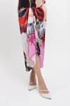 Buy_Pop Sugar_Pink Vegan Silk Multi Colour Skirt _Online_at_Aza_Fashions