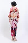 Shop_Pop Sugar_Multi Color Organza Round Neck Top _at_Aza_Fashions