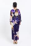 Shop_Pop Sugar_Purple Organza Round Neck Floral Top _at_Aza_Fashions