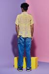 Shop_Esha L Amin_Lavender Men's Amoeba Print Shirt _at_Aza_Fashions