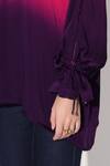 Linetribe_ Multi Color Viscose, Satin Keyhole Neck Ombre Top Online at Aza Fashions Linetribe__Multi Color Viscose, Satin Keyhole Neck Ombre Top _Online_at_Aza_Fashions
