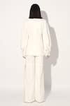 Shop_Linetribe__White Crepe Imported Pant _at_Aza_Fashions
