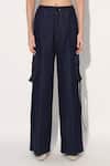 Buy_Linetribe__Blue Denim Cargo Pant _Online_at_Aza_Fashions