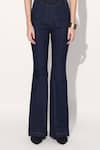 Shop_Linetribe__Blue Denim Square Neck Designer Corset _Online_at_Aza_Fashions