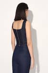 Buy_Linetribe__Blue Denim Square Neck Designer Corset 