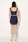 Shop_Linetribe__Blue Denim Crop Top And Skirt Set _at_Aza_Fashions