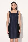 Buy_Linetribe__Blue Denim Square Neck Dress 
