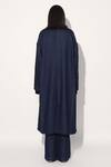 Shop_Linetribe__Blue Denim Designer Trench Coat _at_Aza_Fashions