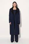 Buy_Linetribe__Blue Denim Designer Trench Coat 