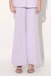 Linetribe__Lavender Crepe Designer Blazer And Pant Set _Online_at_Aza_Fashions