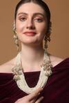 Buy_Dugran By Dugristyle_Multi Color Aurora Gleam Haar Pendent Necklace _Online_at_Aza_Fashions